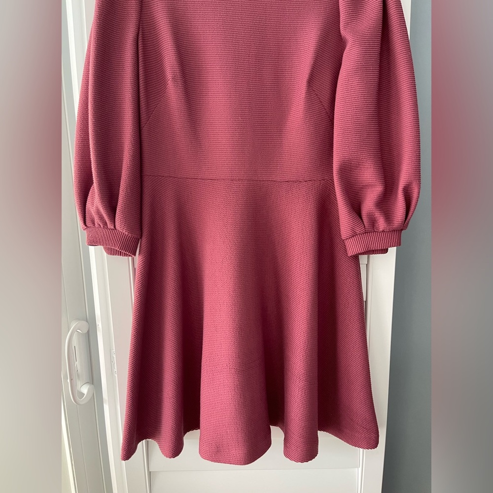 Gal Meets Glam Textured Rose Dress